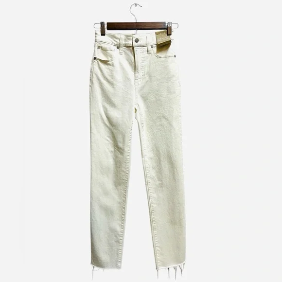 Madewell The Perfect Vintage Jean In Tile White Size W 23 NWT - Picture 2 of 8